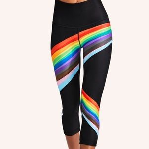 WITH peloton M pride flag high waist Capri LGBTQ+ medium